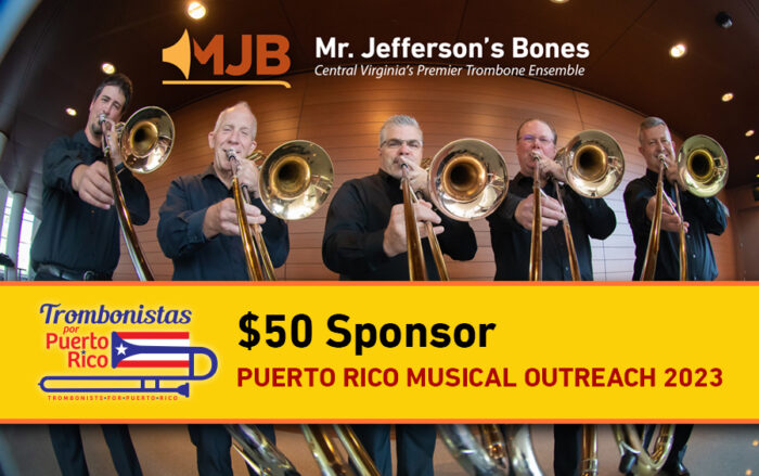 Sponsor Mr. Jefferson's Bones with a $50 donation